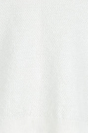 Product shot of the Forever Yours Fine Cotton Knit Tank in colour Milk (White), detail