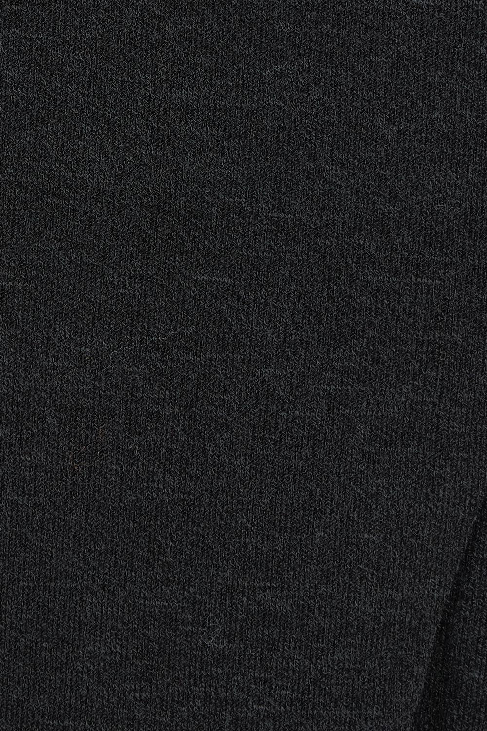 Product shot of the Crossing The Plains Snuggle Jumper in colour Black (Black), detail