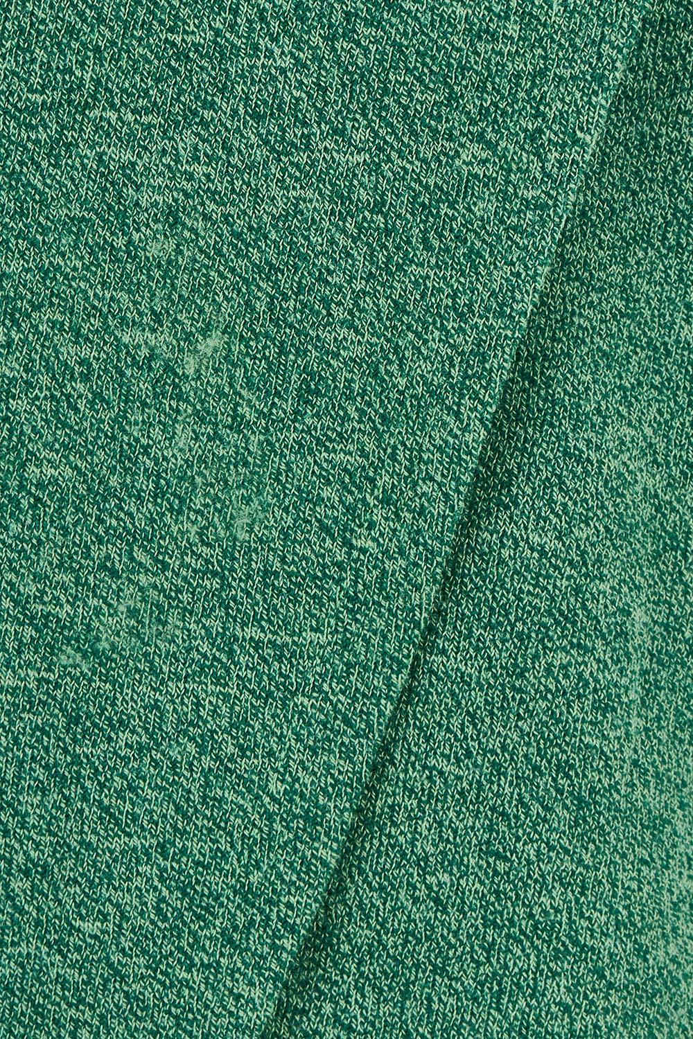 Product shot of the Crossing The Plains Snuggle Jumper in colour Forest (Green), detail