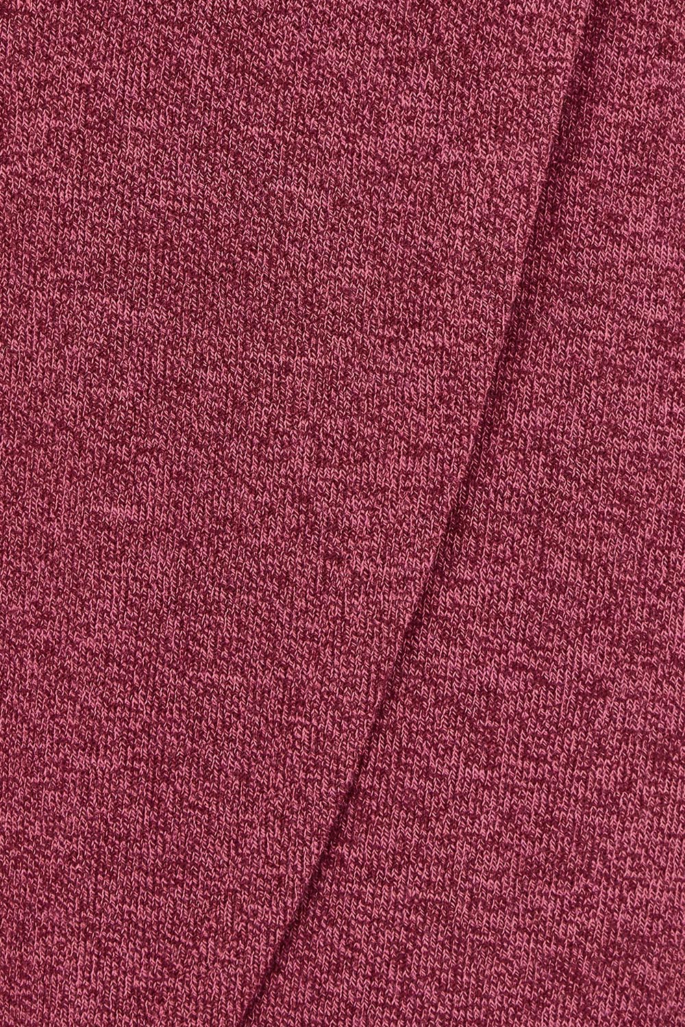 Product shot of the Crossing The Plains Snuggle Jumper in colour Grape (Purple), detail