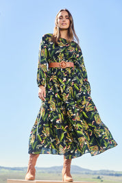 Winter Sun Cotton Maxi Dress – Mossgarden