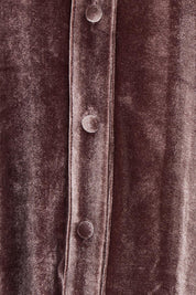 Love By Candlelight Velvet Shirt – Mocha