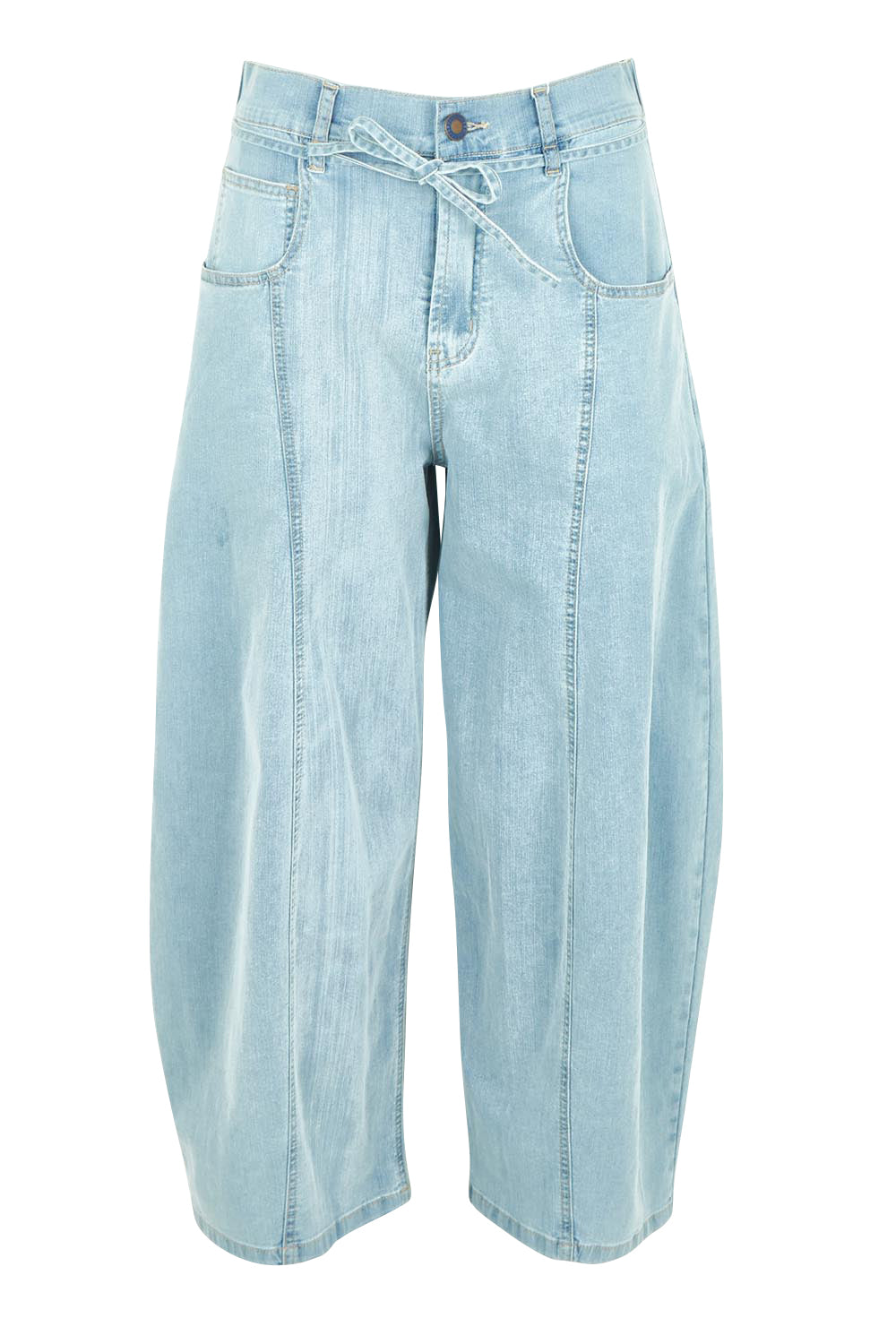 You Make Me Happy Barrel Leg Jeans – Denim