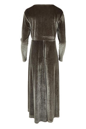 Love By Candlelight Velvet Dress – Moss