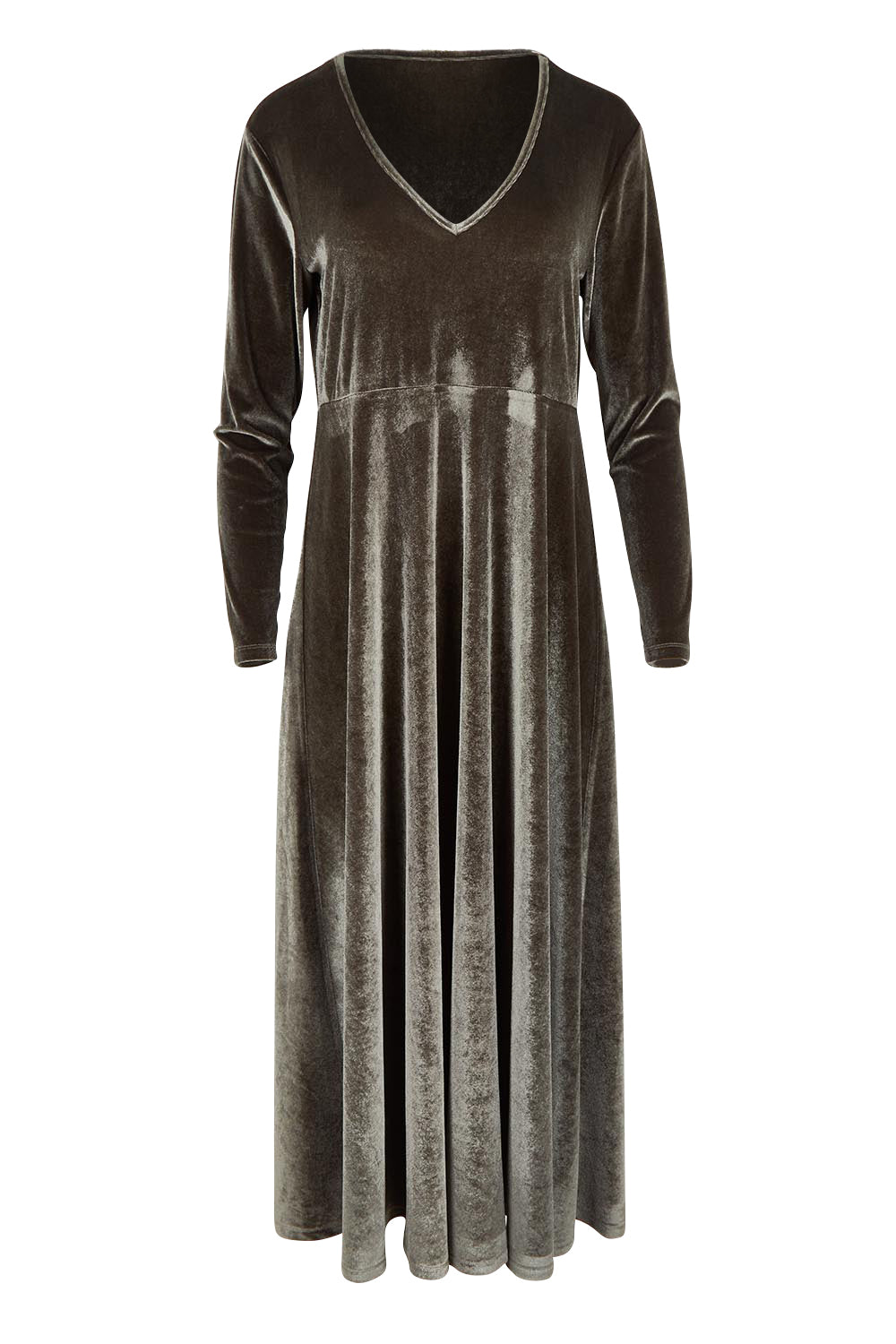 Love By Candlelight Velvet Dress – Moss