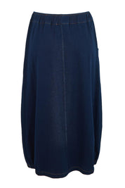 Bubble Delight Pull On Denim Look Skirt – Darkdenim