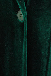 Love By Candlelight Velvet Longline Cardigan – Emerald