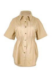 Going Places Denim Shirt Jacket – Sand