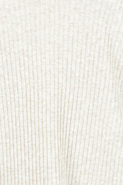Easy Street Ribbed Long Sleeve Top – Sand