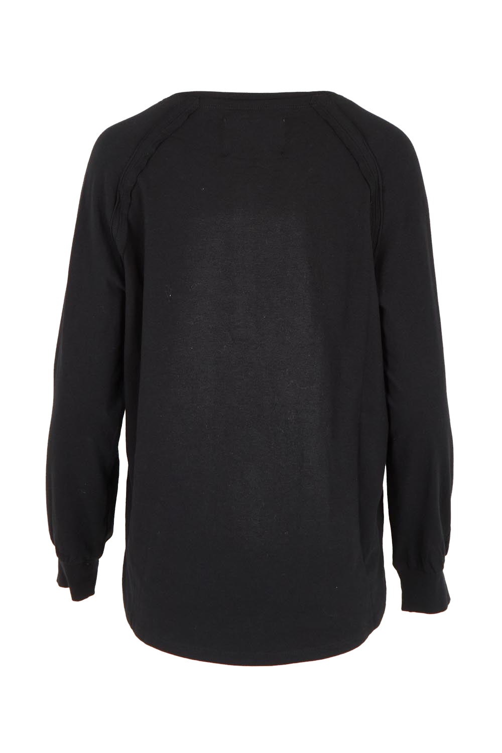 Cruising Through The Day Cotton Henley Top – Black