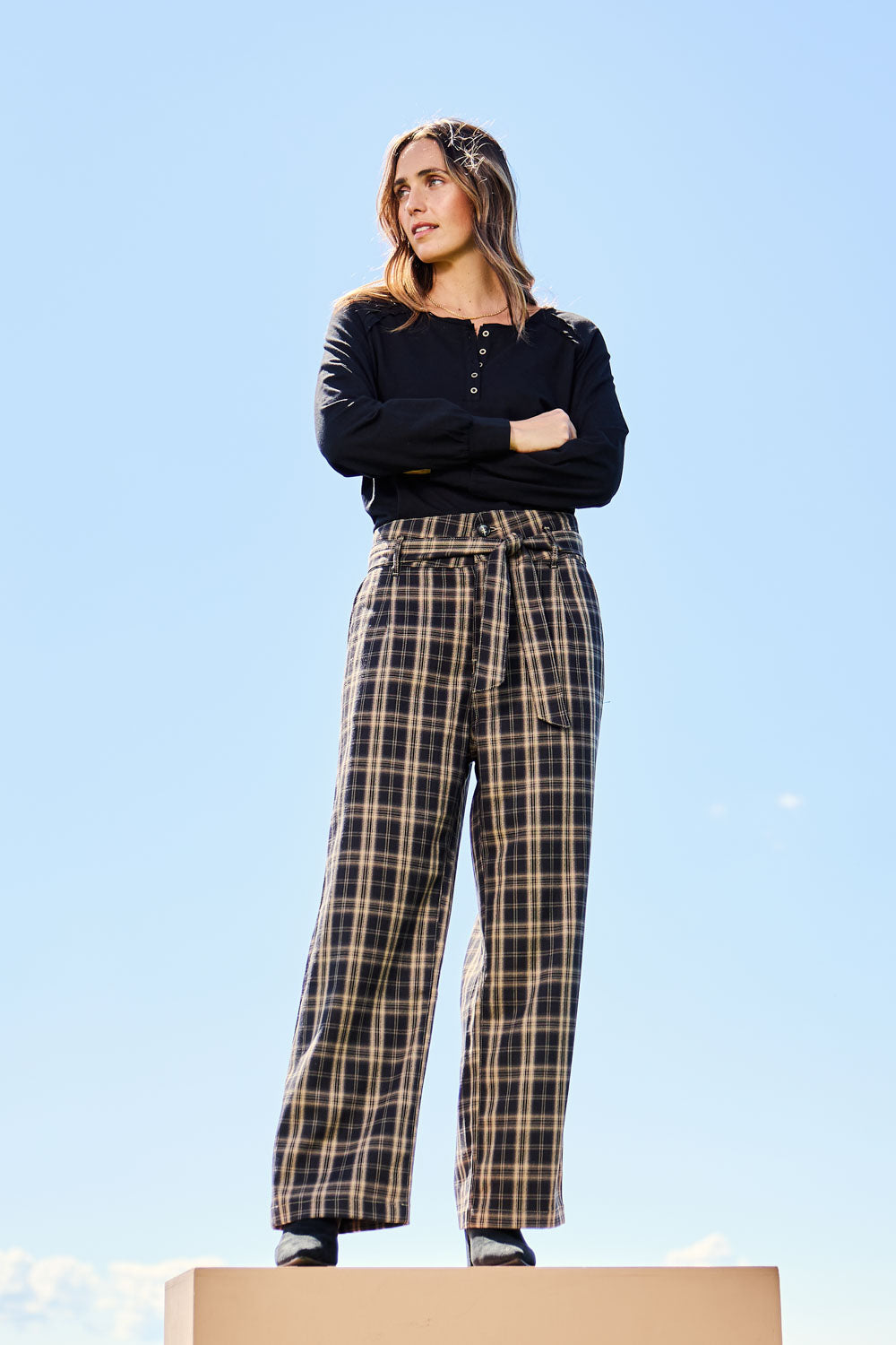 Just Checking In Pants – Blkcheck