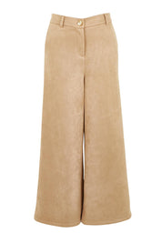 Need You In My Life Faux Suede Pants – Sand