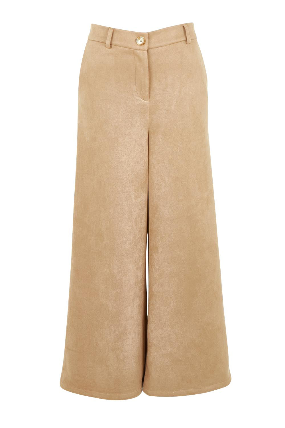 Need You In My Life Faux Suede Pants – Sand
