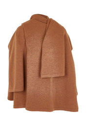 Braving The Cold Scarf Jacket – Chestnut