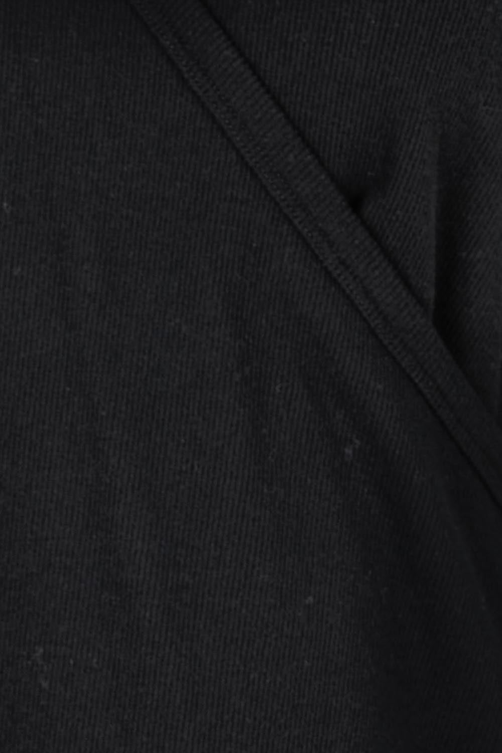 Product shot of the Cross My Heart Sweater – Black in colour Black, showing detail