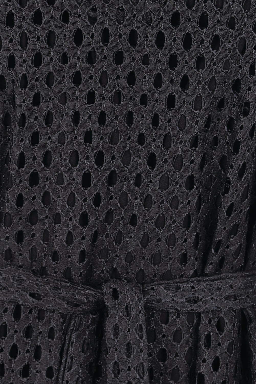 Product shot of the Wear Your Own Way Maxi Dress – Black in colour Black, showing detail
