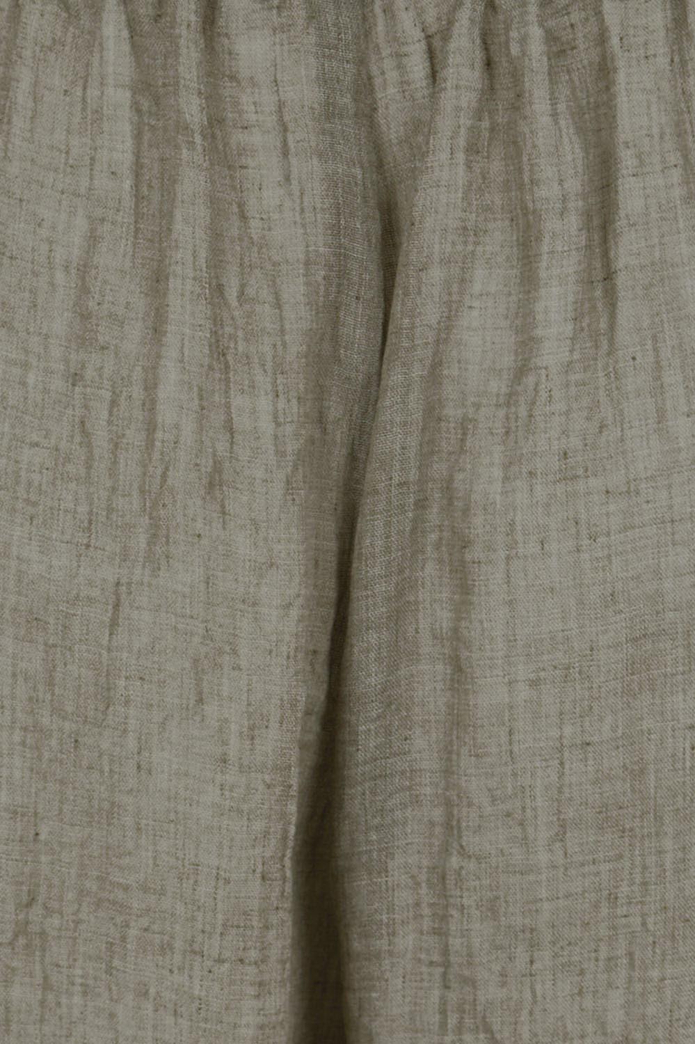 Product shot of the Floating Through The Day Pants  - Olive in colour Olive, showing detail
