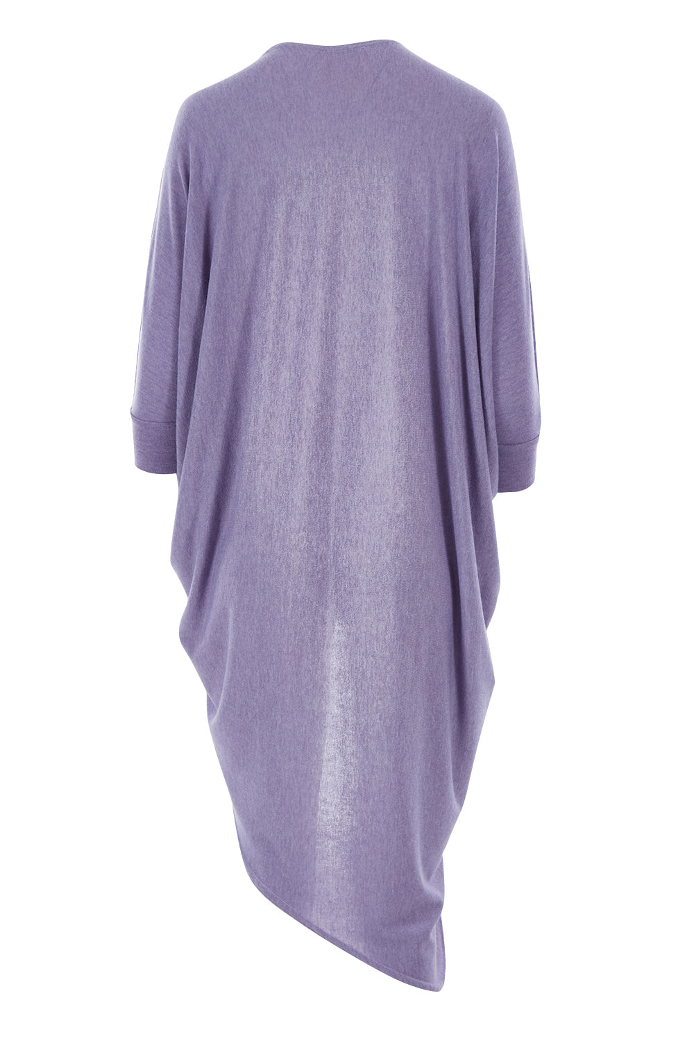 Product shot of the Falling For You Cardi in colour Dusk (Blue), from the back