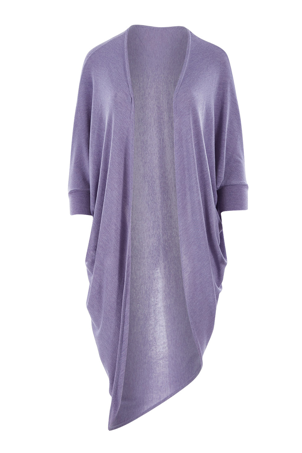 Product shot of the Falling For You Cardi in colour Dusk (Blue), from the front