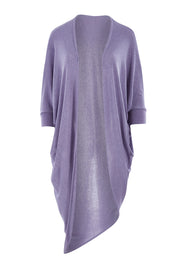 Product shot of the Falling For You Cardi in colour Dusk (Blue), from the front