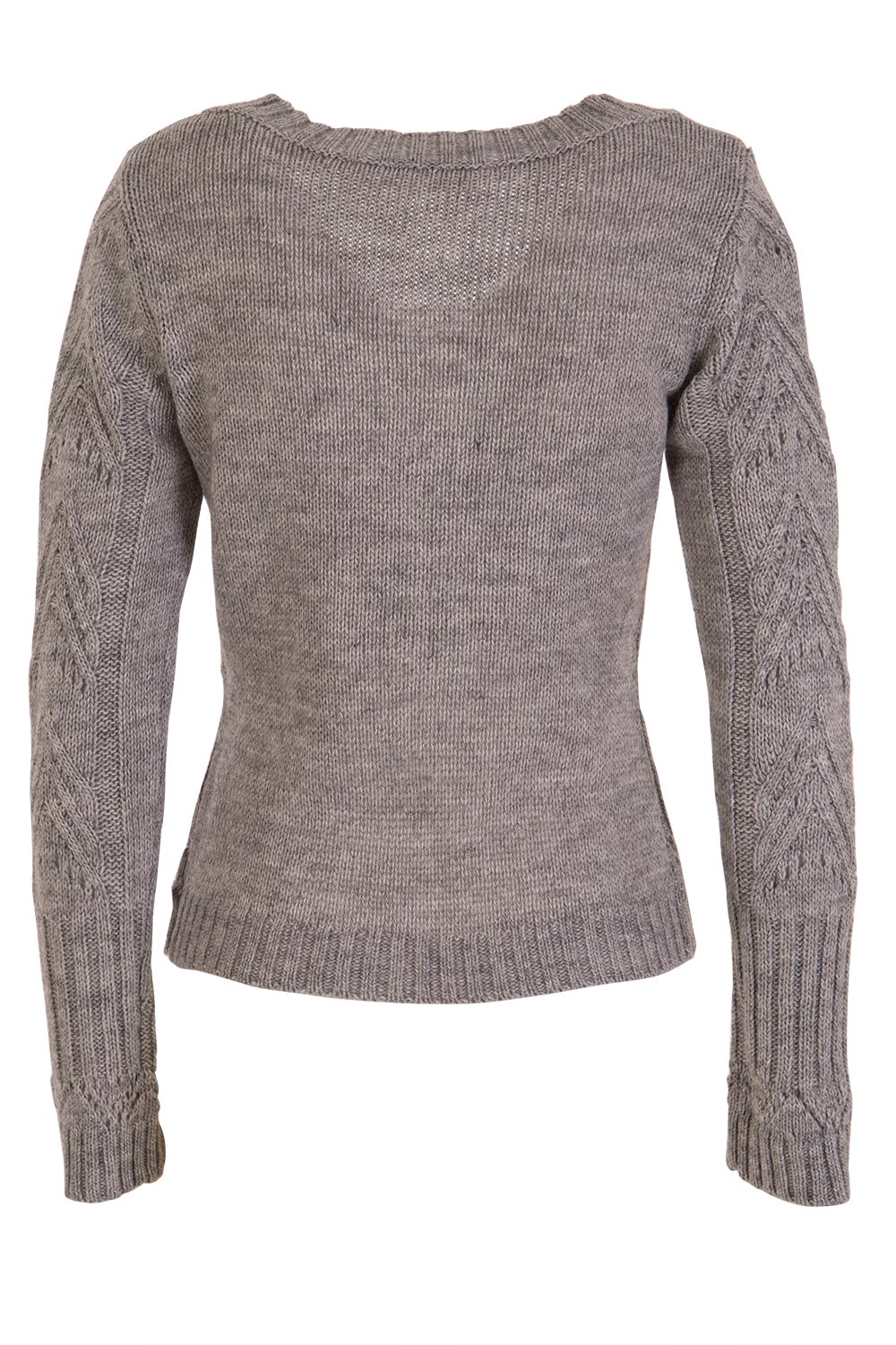 Preloved Fireside Button Cardigan - LightGrey