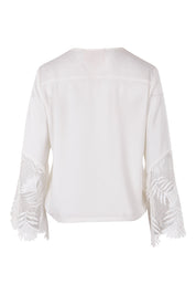 Preloved Cross My Heart Top - White