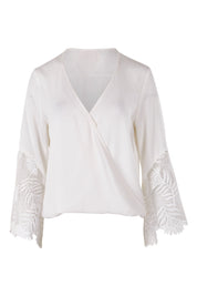 Preloved Cross My Heart Top - White