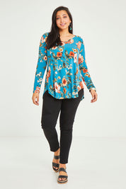 Preloved Easy As Long Sleeve Top - Rustfleur