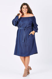 Preloved Ruffled Feathers Dress - Spot