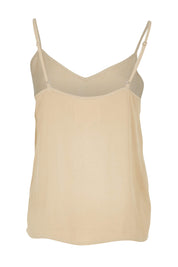 Product shot of the Runaway Top in colour Latte, from the back
