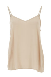 Product shot of the Runaway Top in colour Sand, from the front