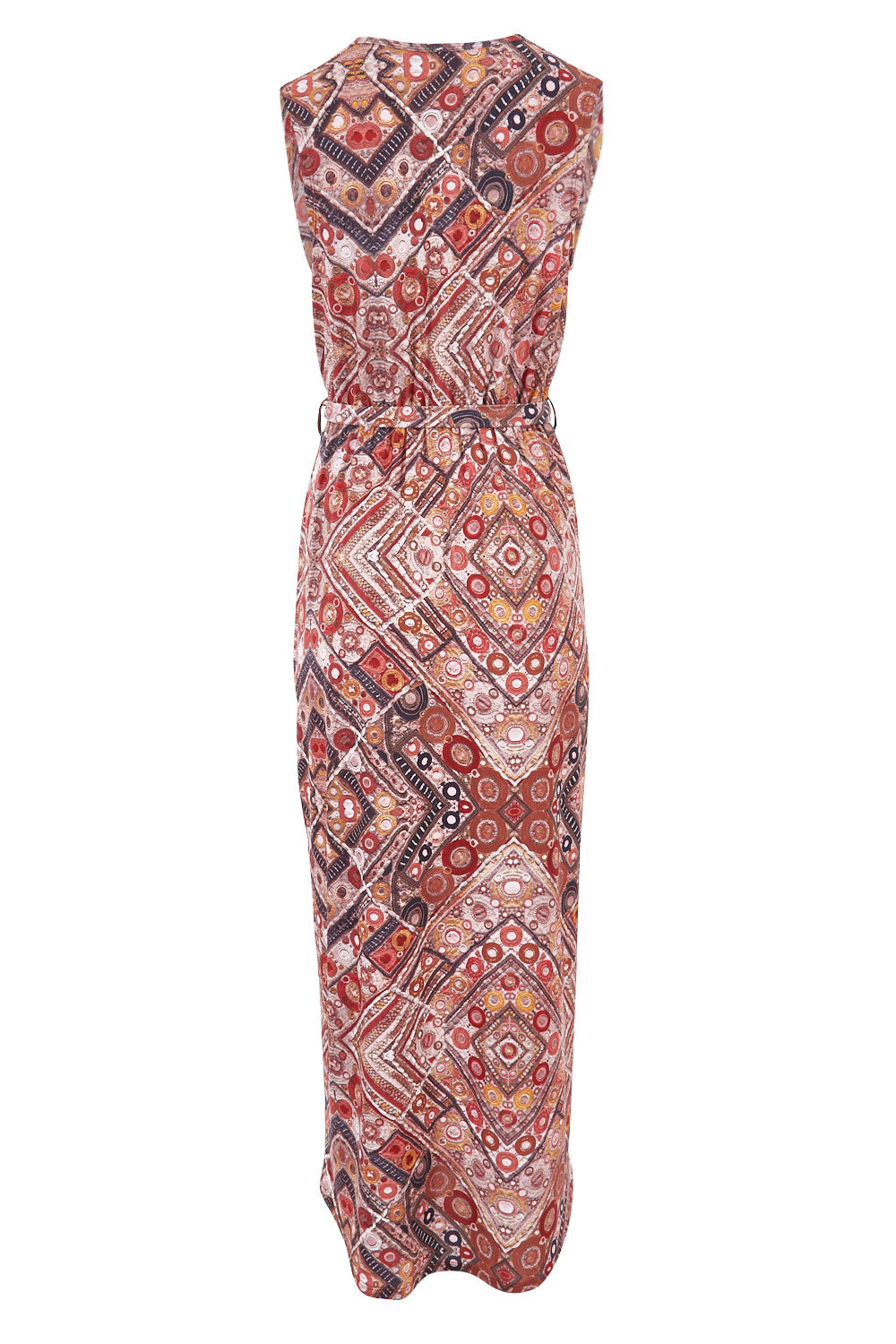 Preloved Freedom Faux Wrap Dress - Pink