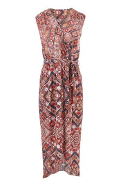 Preloved Freedom Faux Wrap Dress - Pink