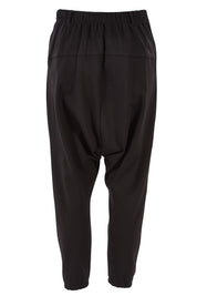 Product shot of the Relax With Me Pants in colour Black (Black), from the back