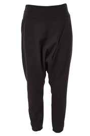 Product shot of the Relax With Me Pants in colour Black (Black), from the front