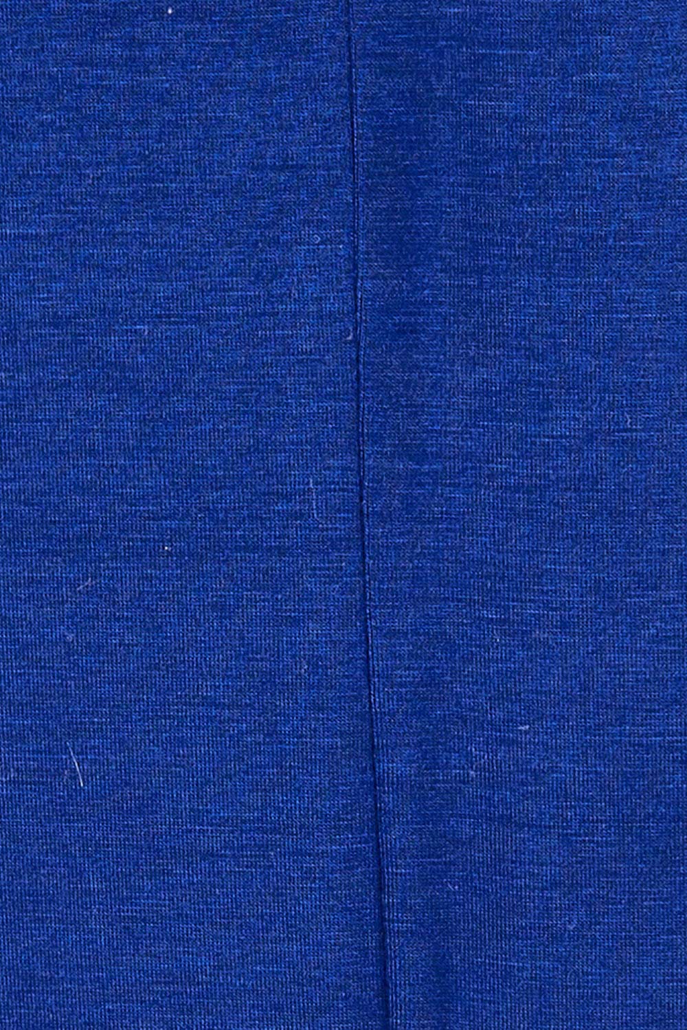 Product shot of the My Faithful Maxi Tee Dress in colour Sapphire (Blue), detail