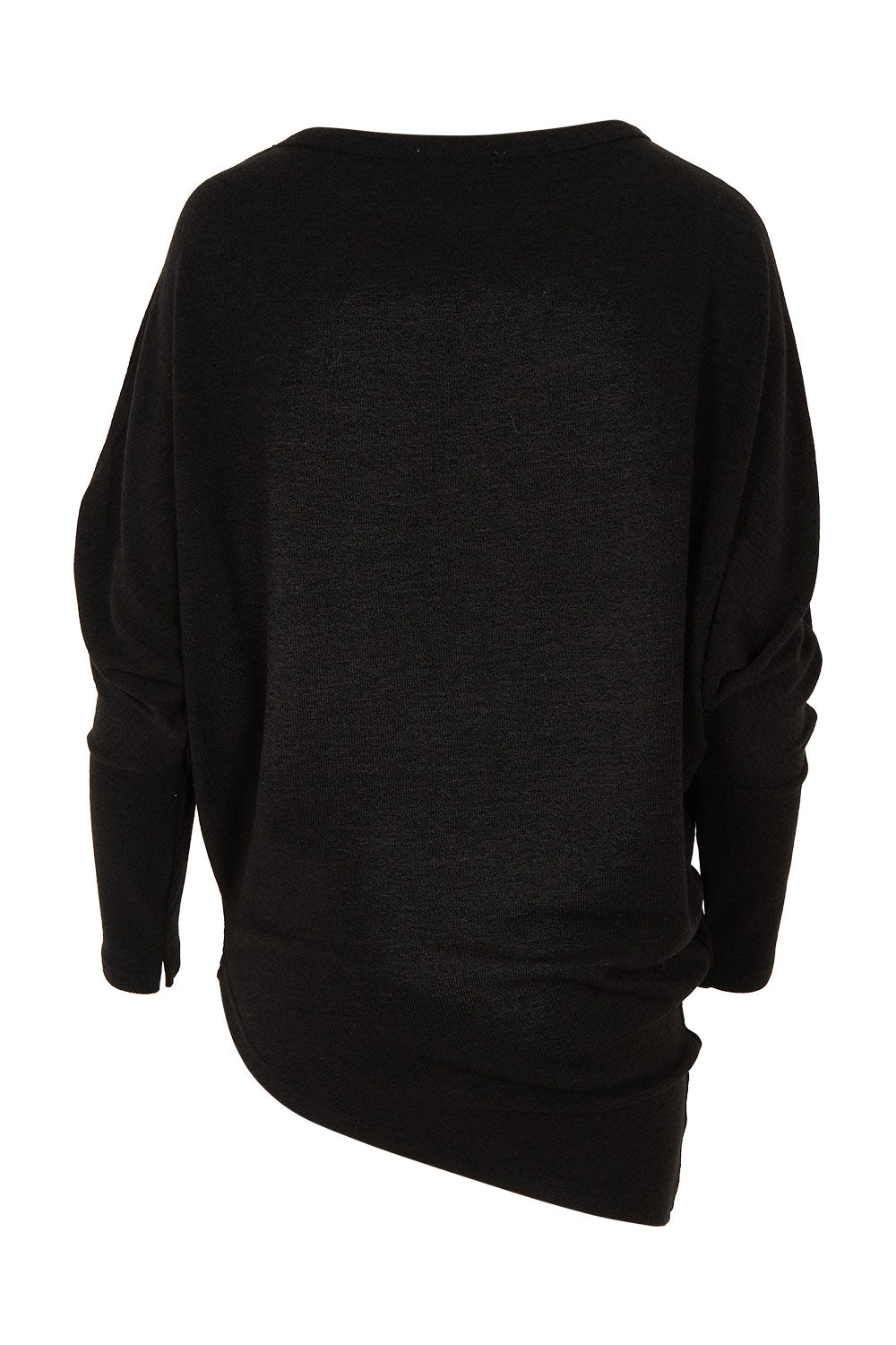 Product shot of the Snuggle Up Jumper in colour Black (Black), from the back