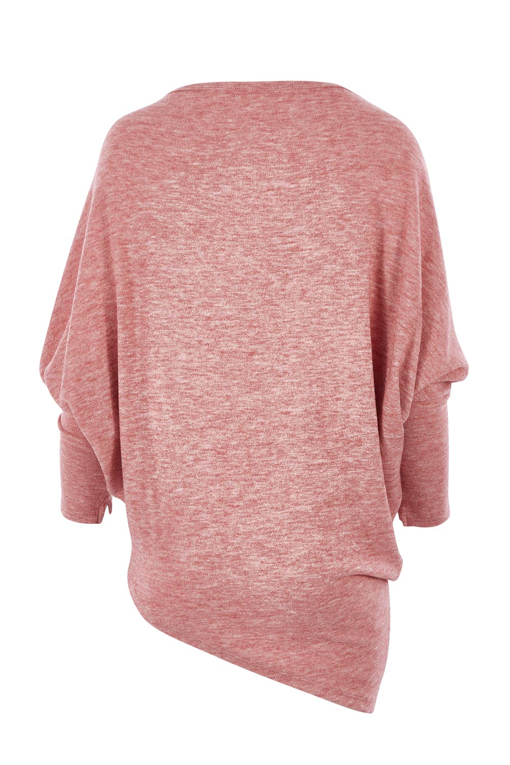 Product shot of the Snuggle Up Jumper in colour Dustypink (Pink), from the back