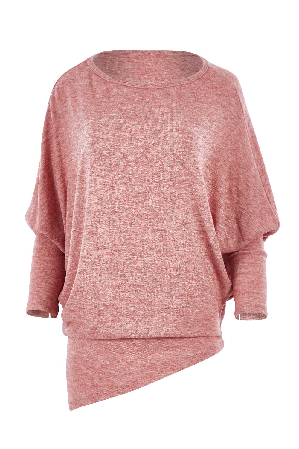 Product shot of the Snuggle Up Jumper in colour Dustypink (Pink), from the front