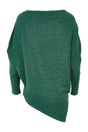 Product shot of the Snuggle Up Jumper - Forest in colour Forest, from the back