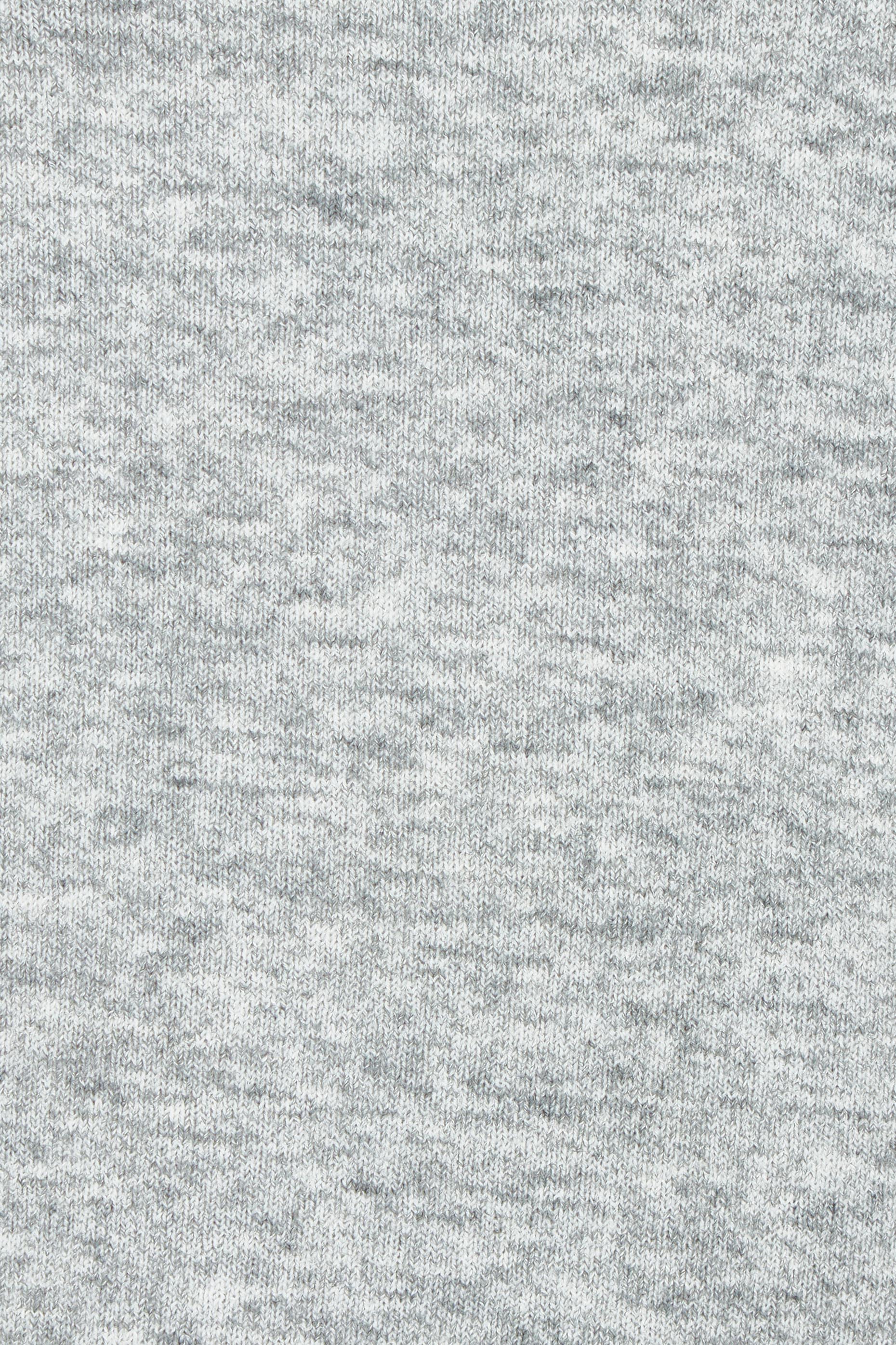 Product shot of the Snuggle Up Jumper in colour Greymarl (Grey), detail