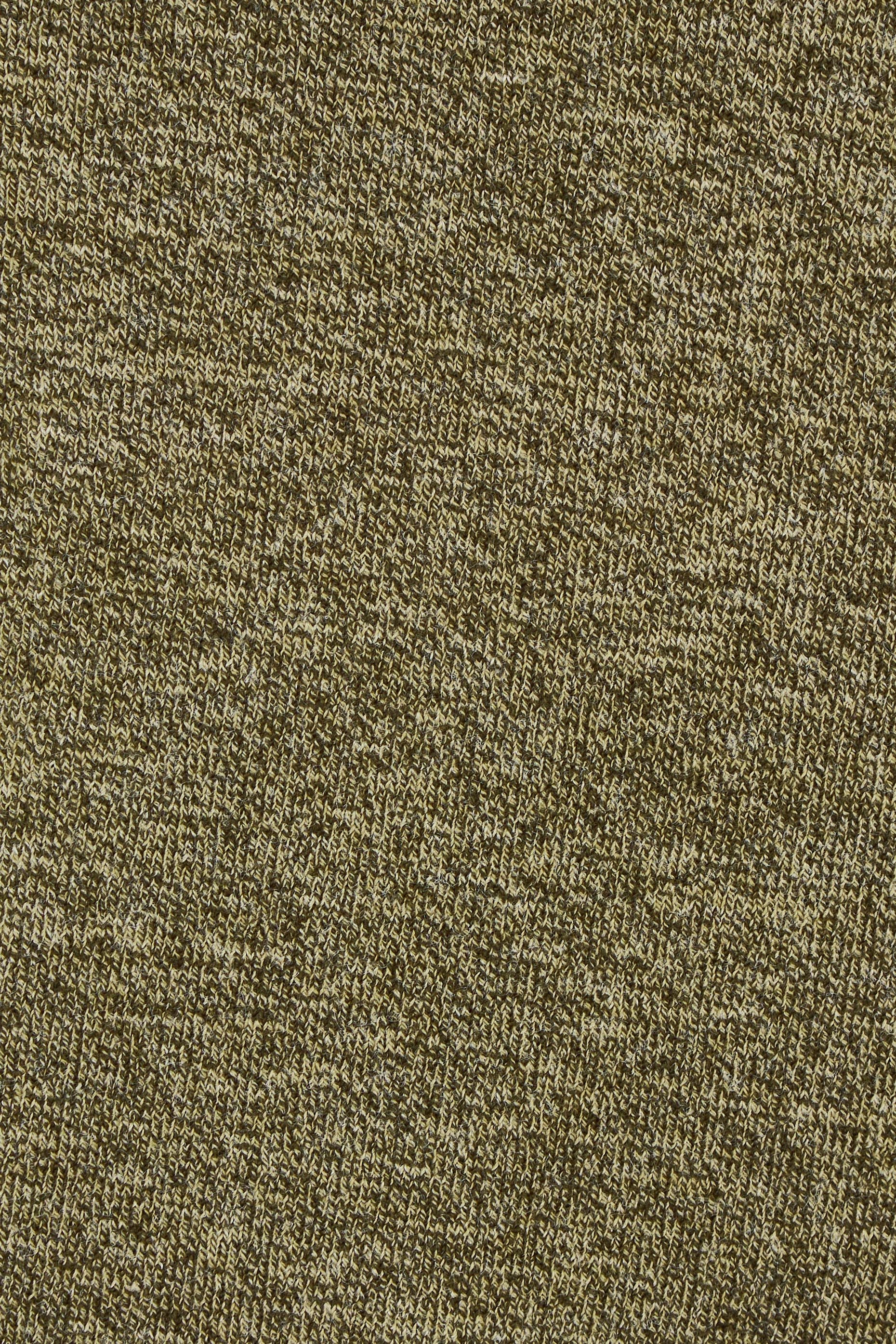 Product shot of the Snuggle Up Jumper in colour Gum (Green), detail