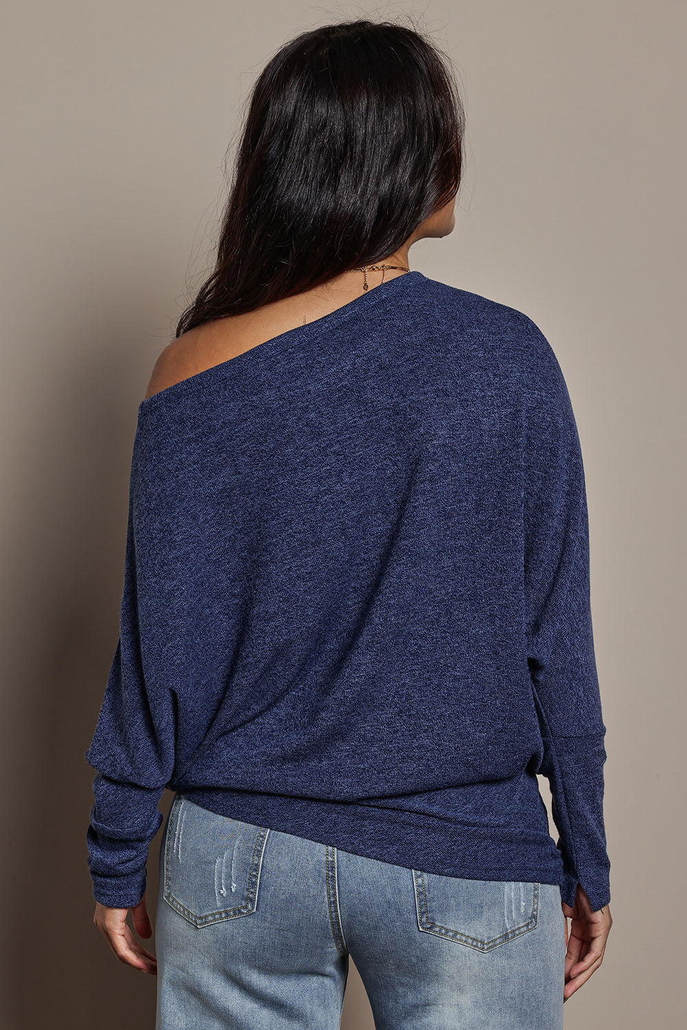 Preloved Snuggle Up Jumper - Indigo