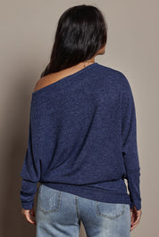 Preloved Snuggle Up Jumper - Indigo