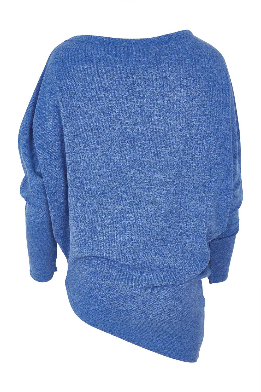 Product shot of the Snuggle Up Jumper - Lapis in colour Lapis, from the back