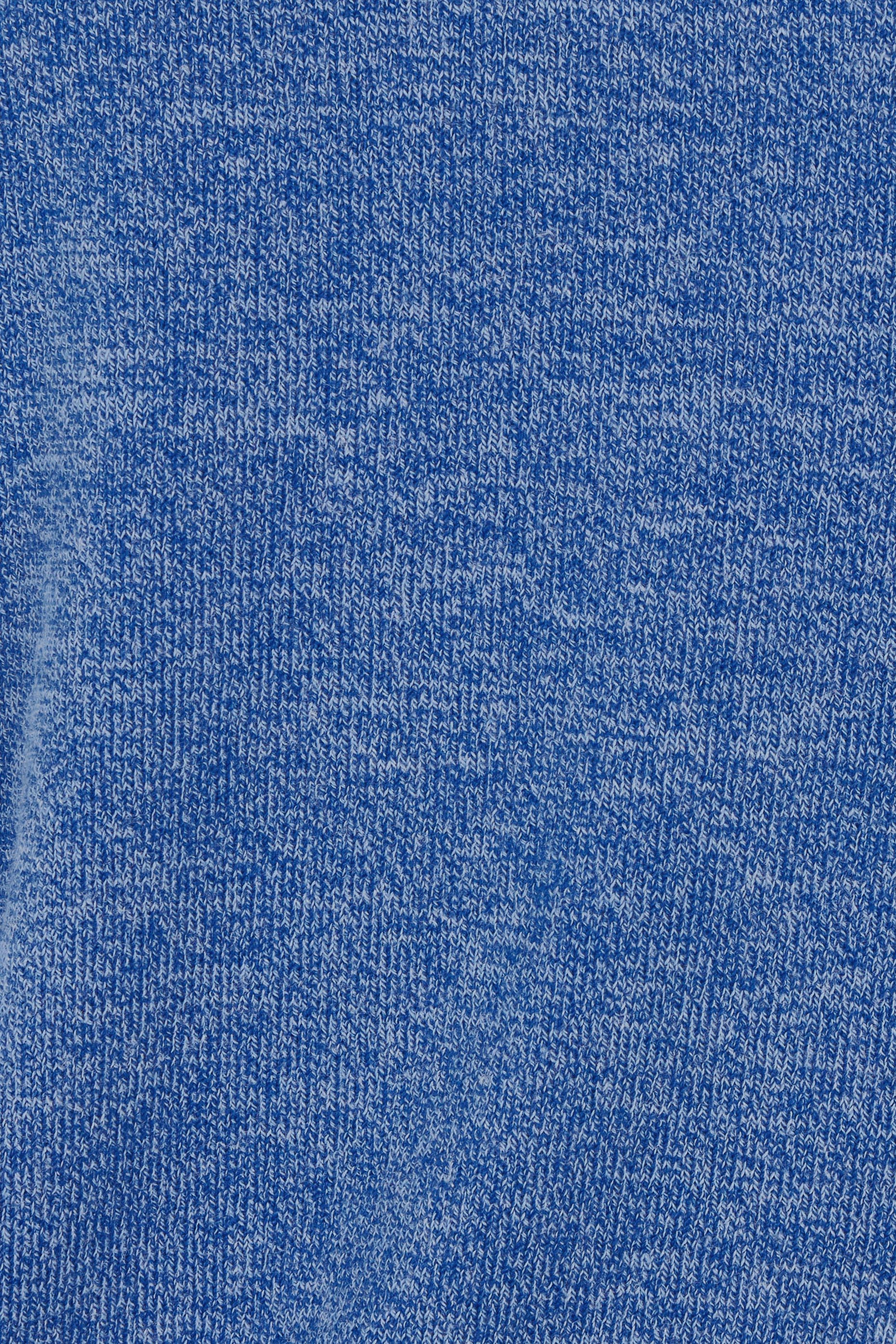 Product shot of the Snuggle Up Jumper - Lapis in colour Lapis, showing detail