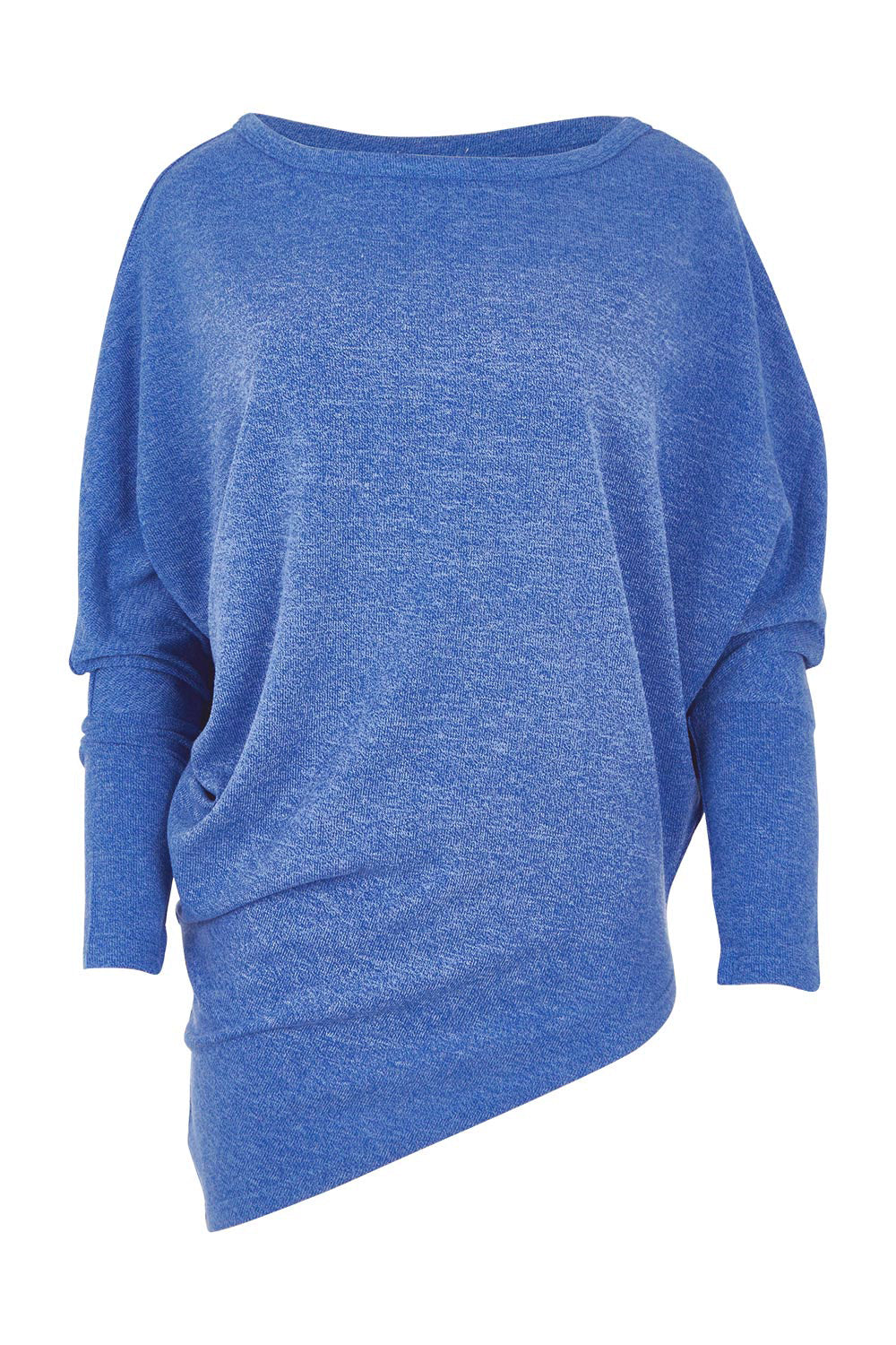 Product shot of the Snuggle Up Jumper - Lapis in colour Lapis, from the front