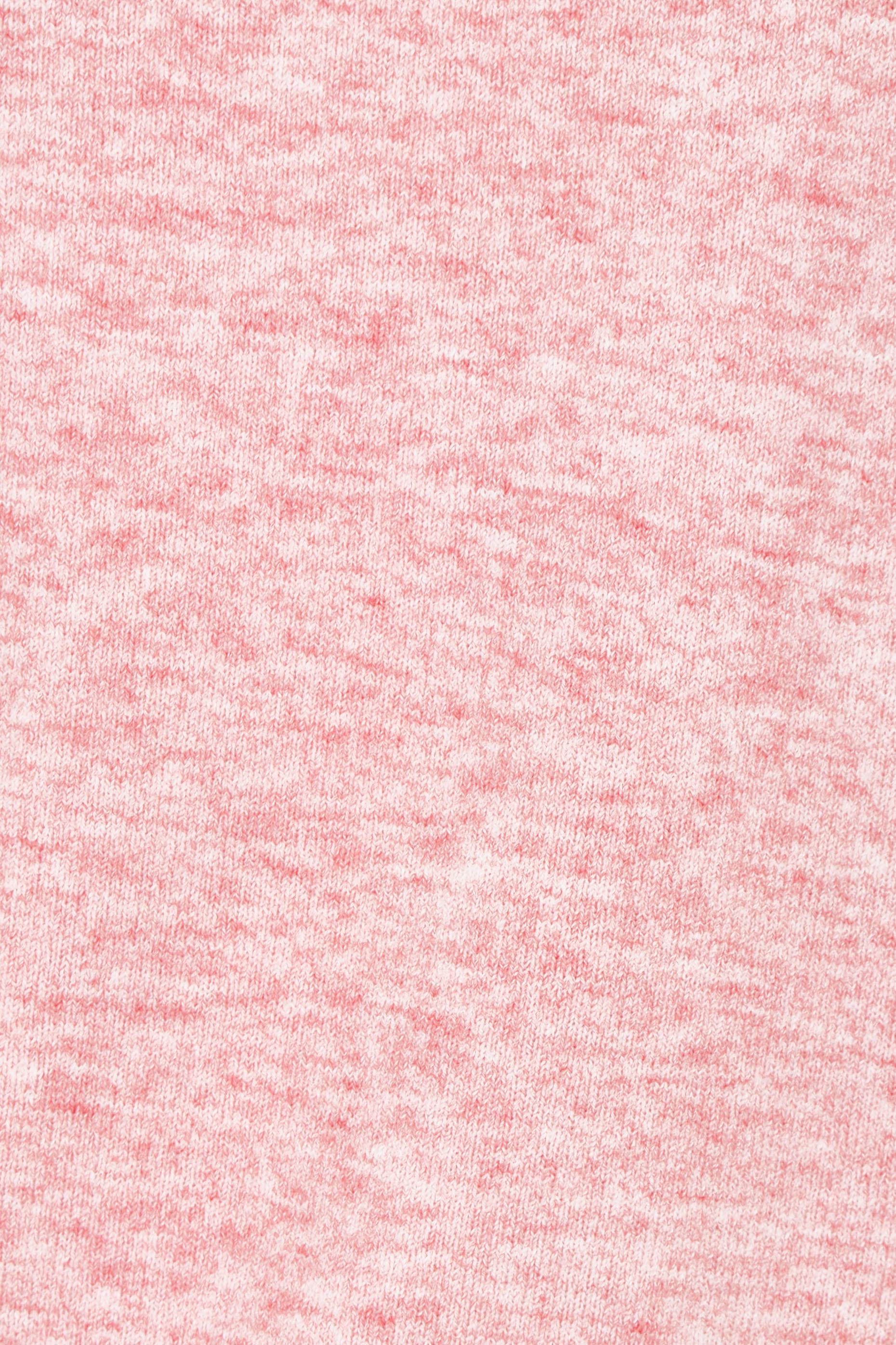 Product shot of the Snuggle Up Jumper in colour Pinkmarl (Pink), detail