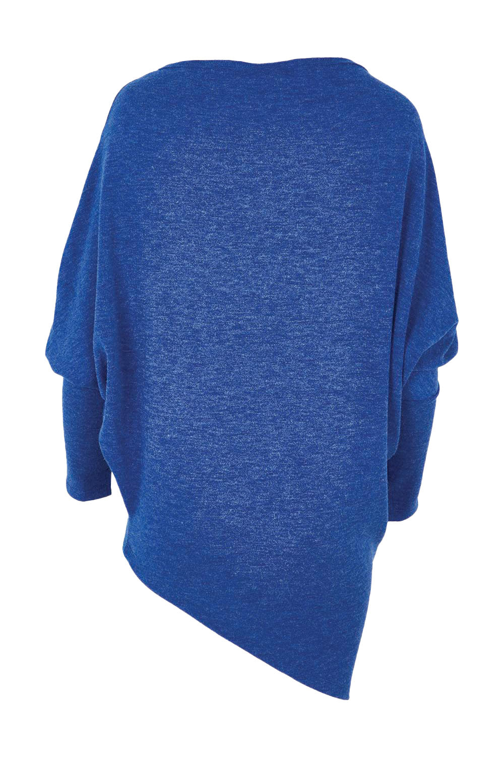 Product shot of the Snuggle Up Jumper in colour Sapphire (Blue), from the back