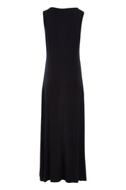 Product shot of the My Faithful Maxi Singlet Dress in colour Black (Black), from the back